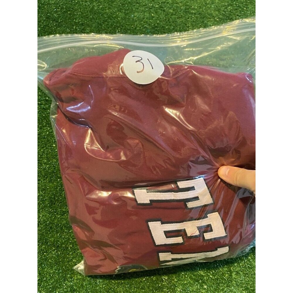 Temple Owls hoodie mens extra large red vintage Y2K sweatshirt football 31 - Picture 12 of 12
